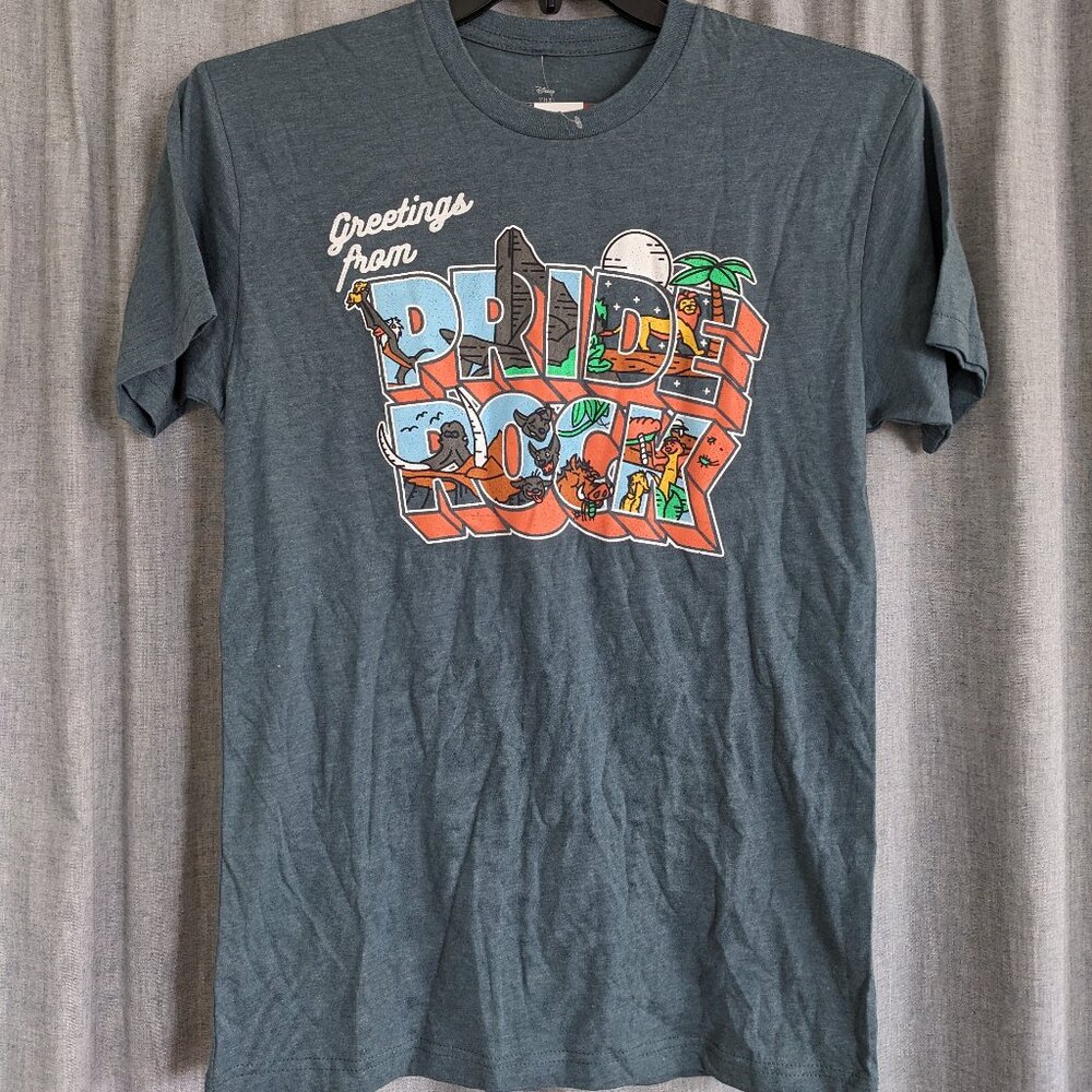 NWT Box Lunch Disney T-shirt Unisex S Lion King "Greetings from Pride Rock"